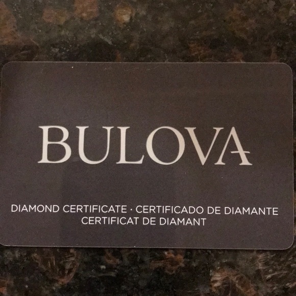 60 Diamond Bezel Bulova Watch NWT!!